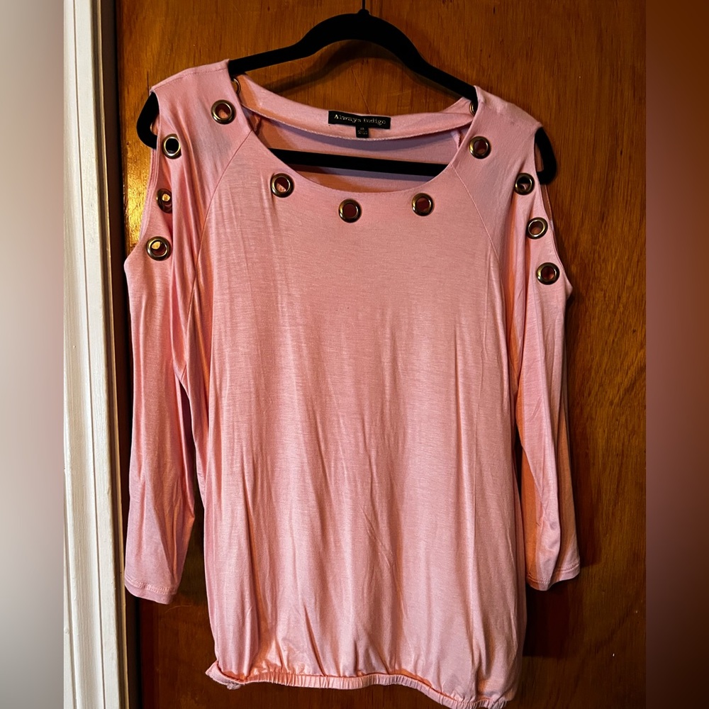 Cold Shoulder Boutique Blouse